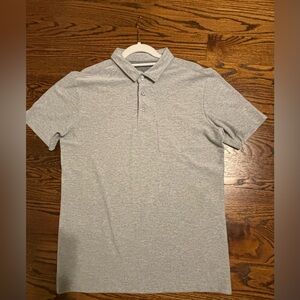 VUORI Ace Polo Men's Performance Polo - Gray- Medium in EXCELLENT condition